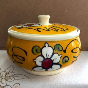 Vintage and Signed Hand-painted Trinket  Box
